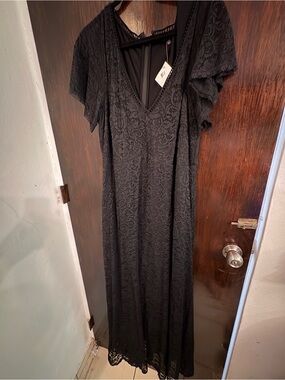 Bundle 3 for $25. torrid Black Lace Maxi Dress. Size 3XL.